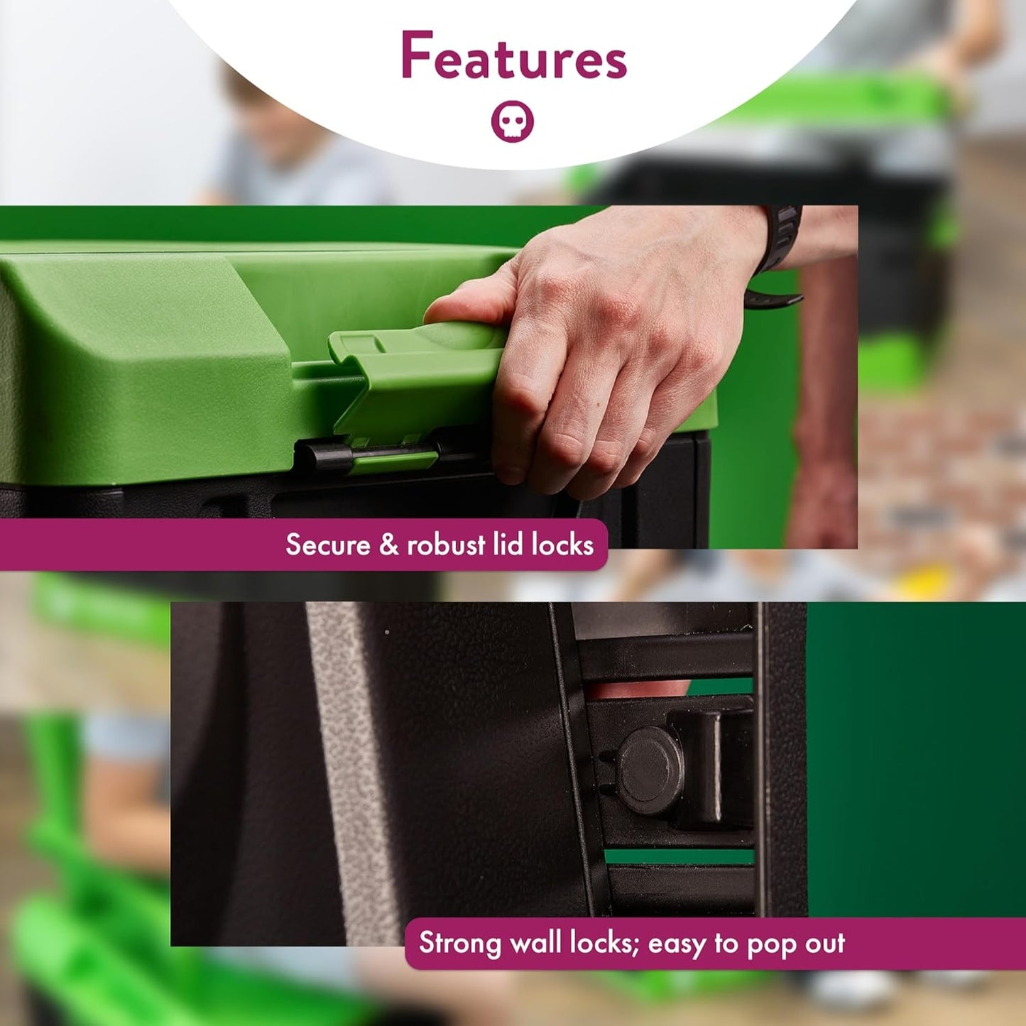 Numskull Xbox 2-in-1 Toy Storage Box & Folding Chair