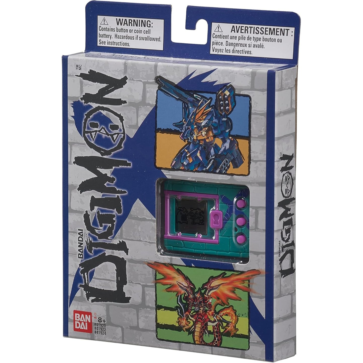 Tamagotchi Digimon X Green & Blue Virtual Monster Pet