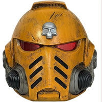 Warhammer Space Marine Imperial Fists MkX LED Resin Helmet
