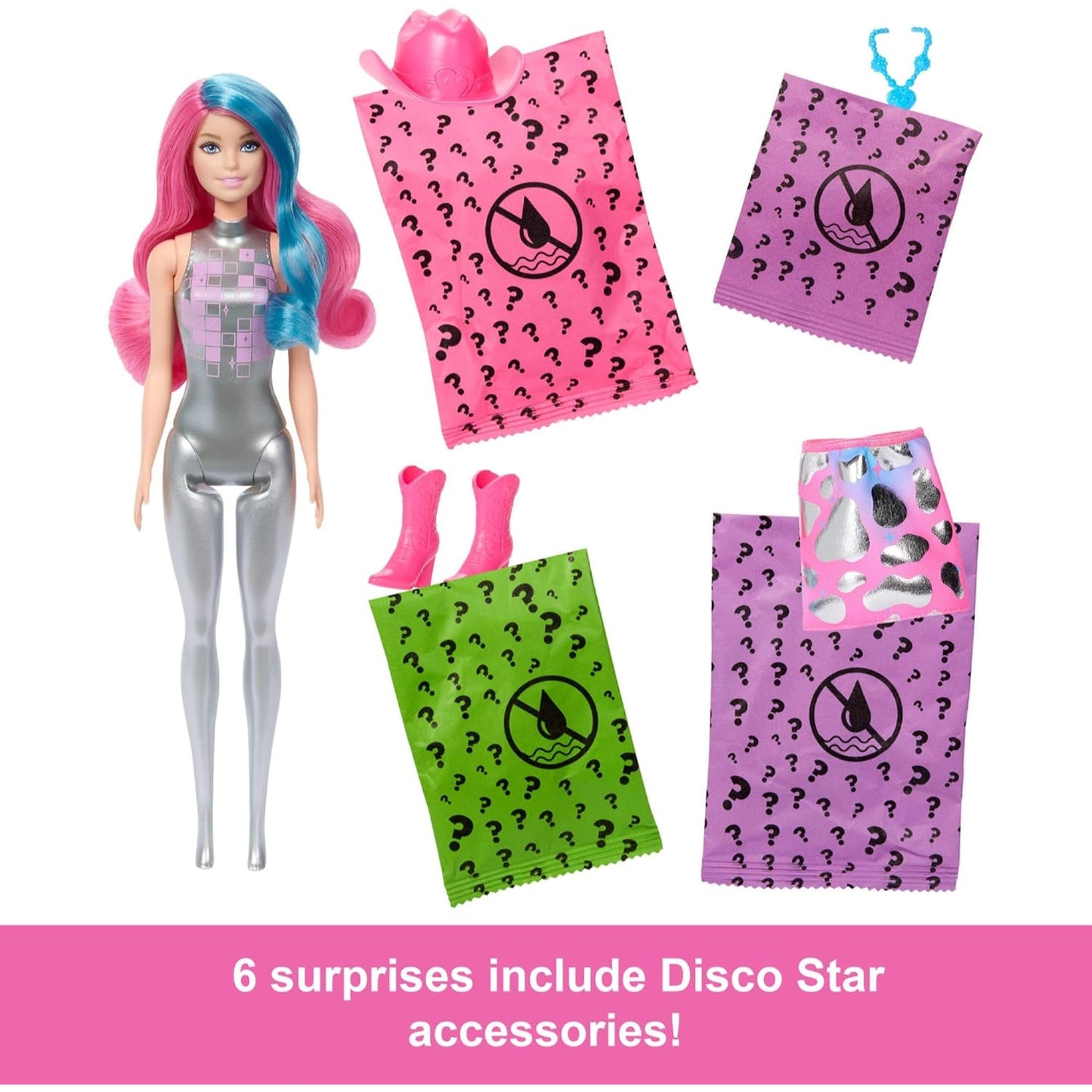 Barbie Color Reveal Disco Series Doll