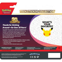 Pokemon TCG: 30th Celebration Tech Sticker Collection—Lucario (1 Foil Promo Card & 3 Booster Packs)