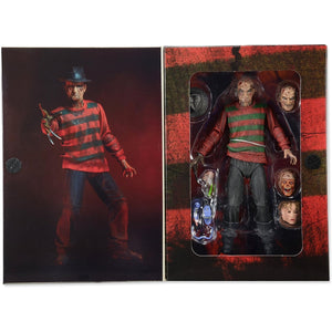 NECA A Nightmare on Elm Street Ultimate Freddy Figure DAMAGED BOX