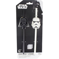 Star Wars Straws Darth Vader and Stormtrooper