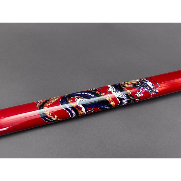 Red Blue Purple Dragon Samurai Metal Katana Sword