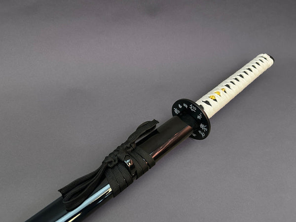 Black Katana Blue Purple Dragon Samurai Metal Katana Sword