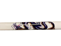 White Black & Purple Dragon Samurai Metal Katana Sword