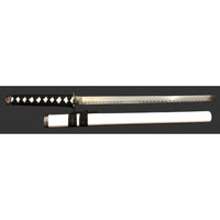 White & Black Steel Samurai Katana Set of 3