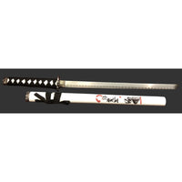White & Black Steel Samurai Katana Set of 3