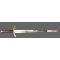 Game Of Thrones Robb Stark's Metal Sword With Plaque