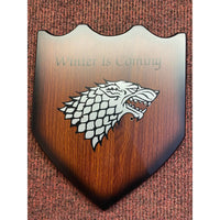 Game Of Thrones Robb Stark's Metal Sword With Plaque