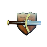 Game Of Thrones Robb Stark's Metal Sword With Plaque
