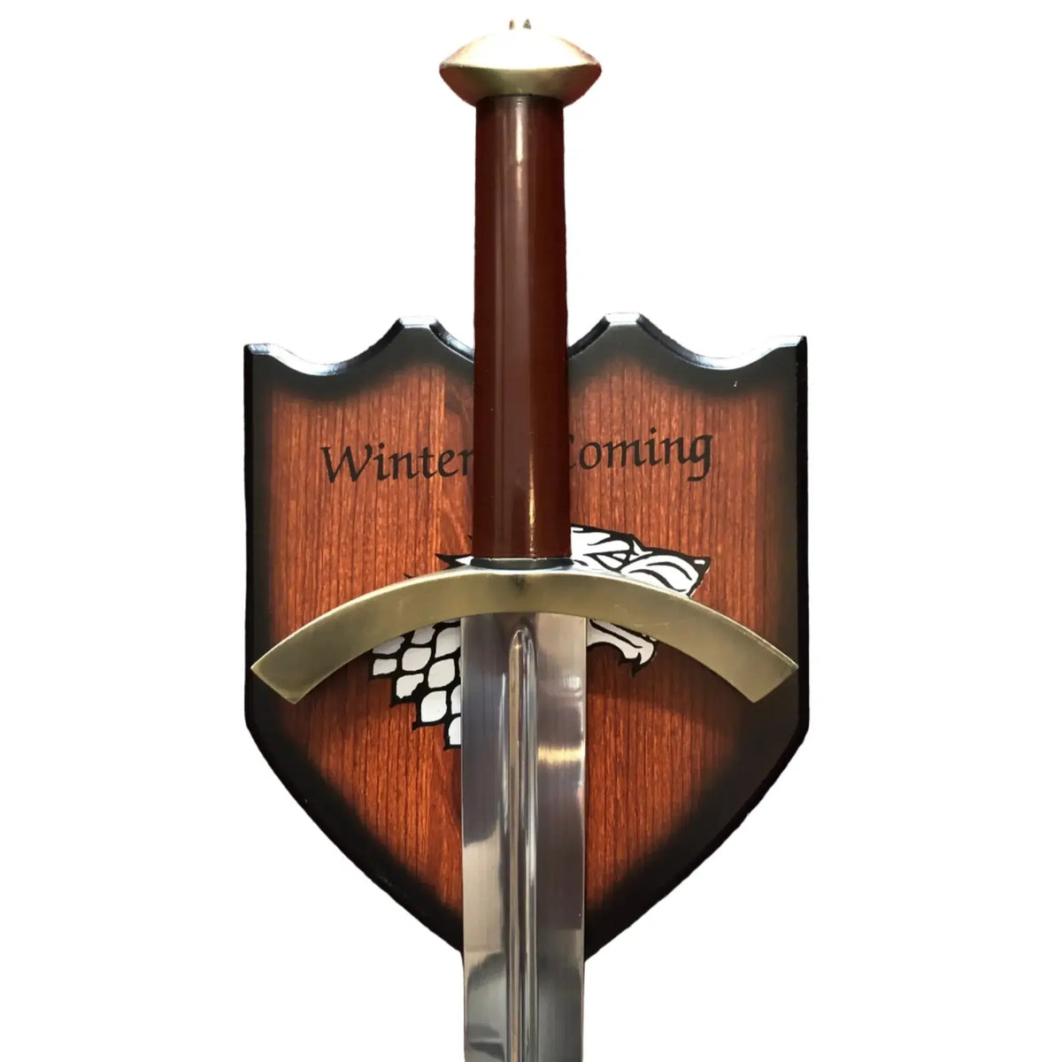 Game Of Thrones Robb Stark's Metal Sword With Plaque