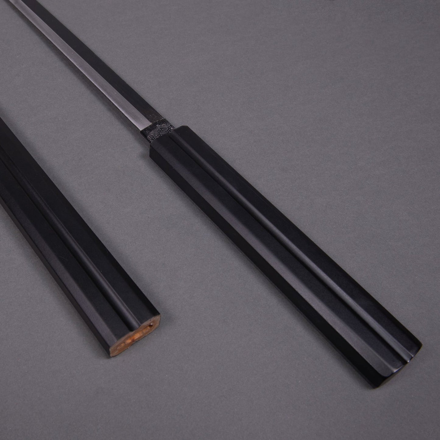 Naruto Kusanagi Sasuke Black Katana Metal Sword