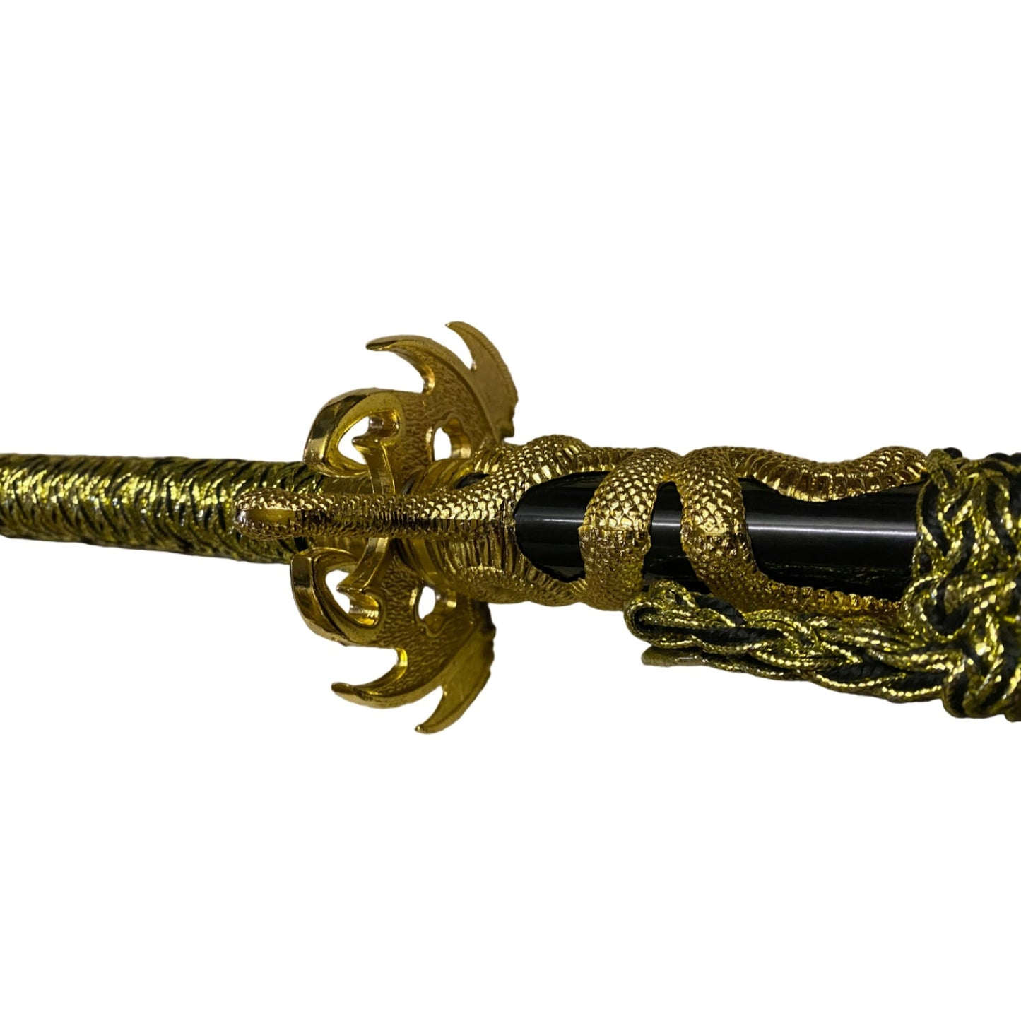 Coiling Snake Samurai Metal Katana Sword