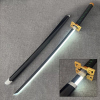 Demon Slayer Muichiro Tokito Metal LED Katana Sword