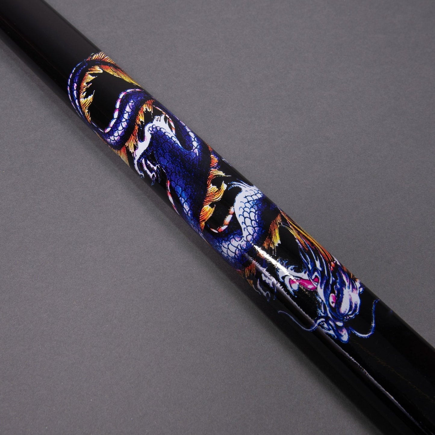 Black Katana Blue Purple Dragon Samurai Metal Katana Sword