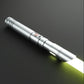 Star Wars Combat Lightsaber RGB Baselit Custom No.C007 Silver Replica (No 9 Base)