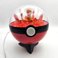 Pokemon Charmander Light Up LED Crystal Terrarium Red/Red Poke Ball Handmade