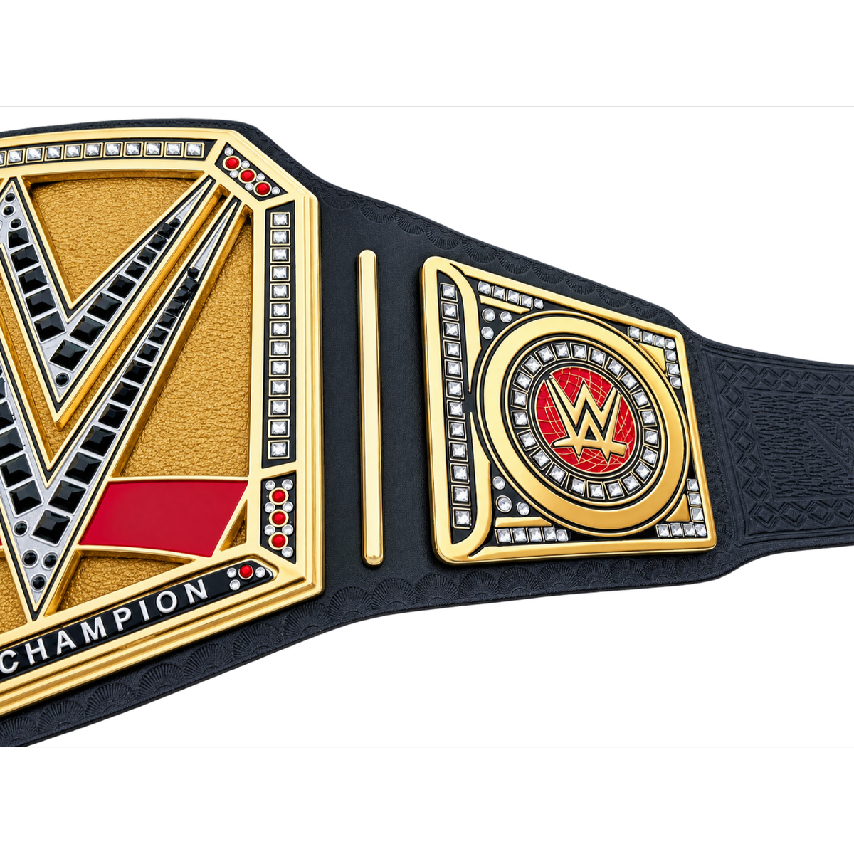 WWE Undisputed World Heavyweight Championship Wrestling Replica Belt 6MM Diecast Plate
