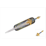 World Of Warcraft King Llane Metal Sword with Plaque
