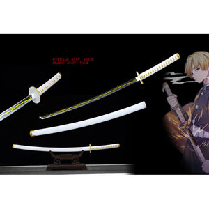 Demon Slayer Zenitsu Metal Katana Sword