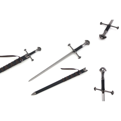 Lord of the Rings Anduril Short Metal Sword
