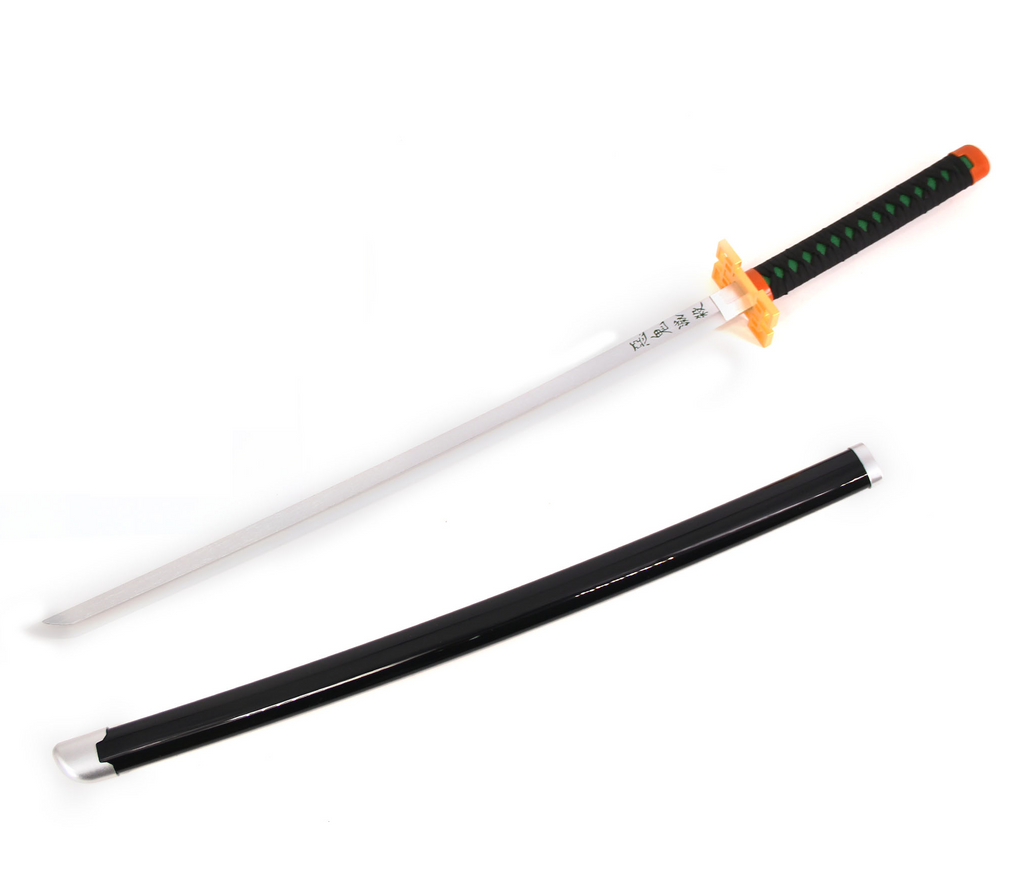 Demon Slayer Muichiro LED Light Up Sword USB C Rechargable 40 Inch Wood & Plastic Cosplay Prop Replica