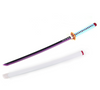 Demon Slayer Mitsuri LED Light Up Sword USB C Rechargable 40 Inch Wood & Plastic Cosplay Prop Replica