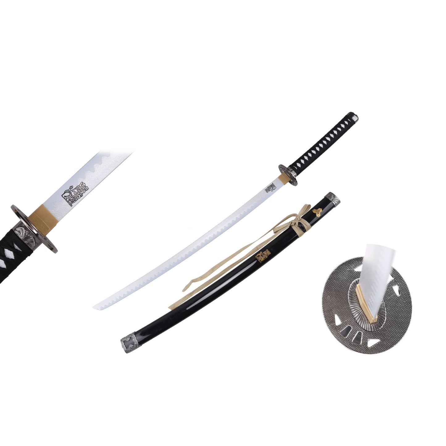 Kill Bill Bride Hattori Hanzo Wooden Katana Cosplay Replica Sword