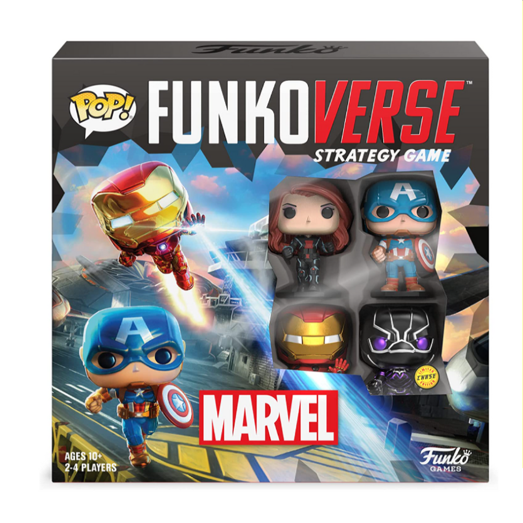 Funkoverse Marvel 100 4 Pack Strategy Game CHASE