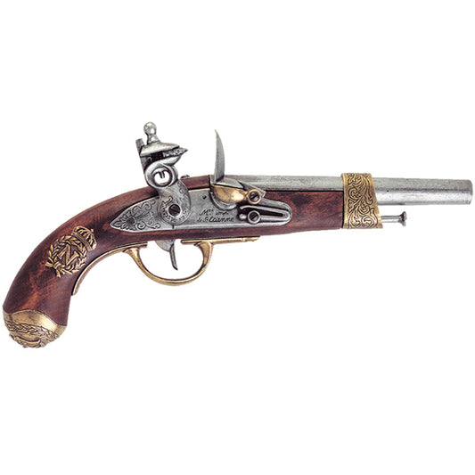 Napoleon Pistol by Gribeauval France 1806 Denix Replica C1063