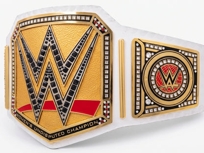 WWE Women's Undisputed Wrestling Championship Replica Title Wrestling Belt 6MM Diecast Plate
