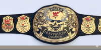 WWF Stone Cold Smoking Skull Championship Belt 6MM Plate