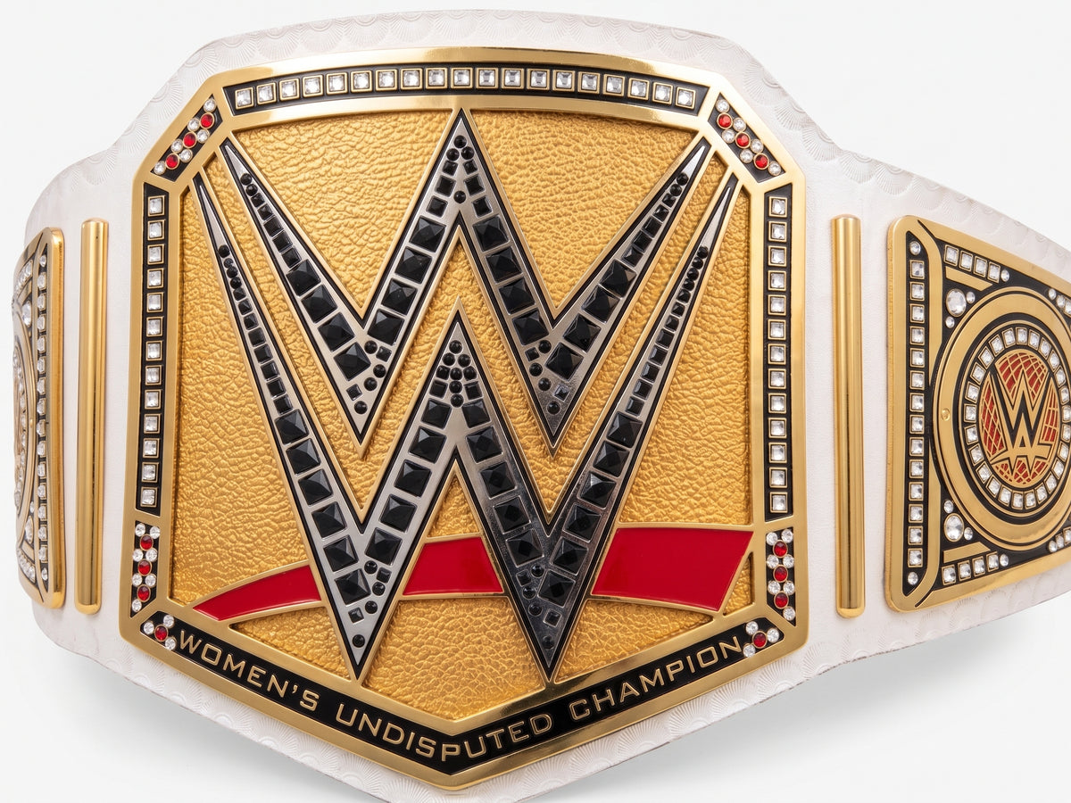 WWE Women's Undisputed Wrestling Championship Replica Title Wrestling Belt 6MM Diecast Plate