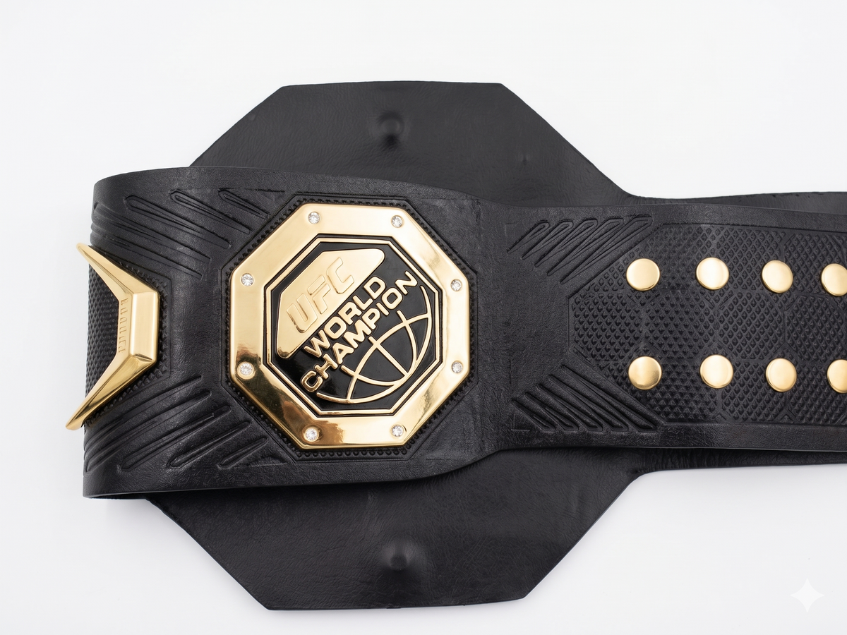 UFC Legacy Ultimate Fighting Championship Belt 6MM Diecast Plate