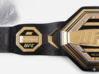 UFC Legacy World Championship Heavyweight Fighting Belt 6MM Plate
