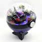 Pokemon Gengar Crystal Terrarium Haunted Wood Purple Poke Ball Handmade