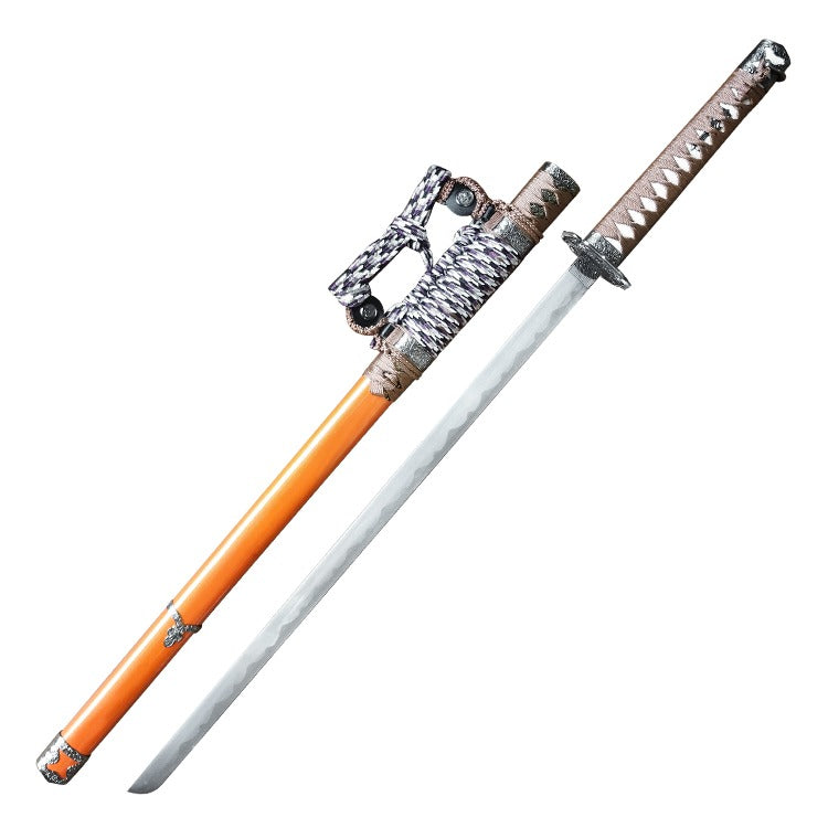 Tachi Metal Samurai Sword With Stand