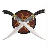 Lord of the Rings Dual Elf Warrior Replica Metal Swords