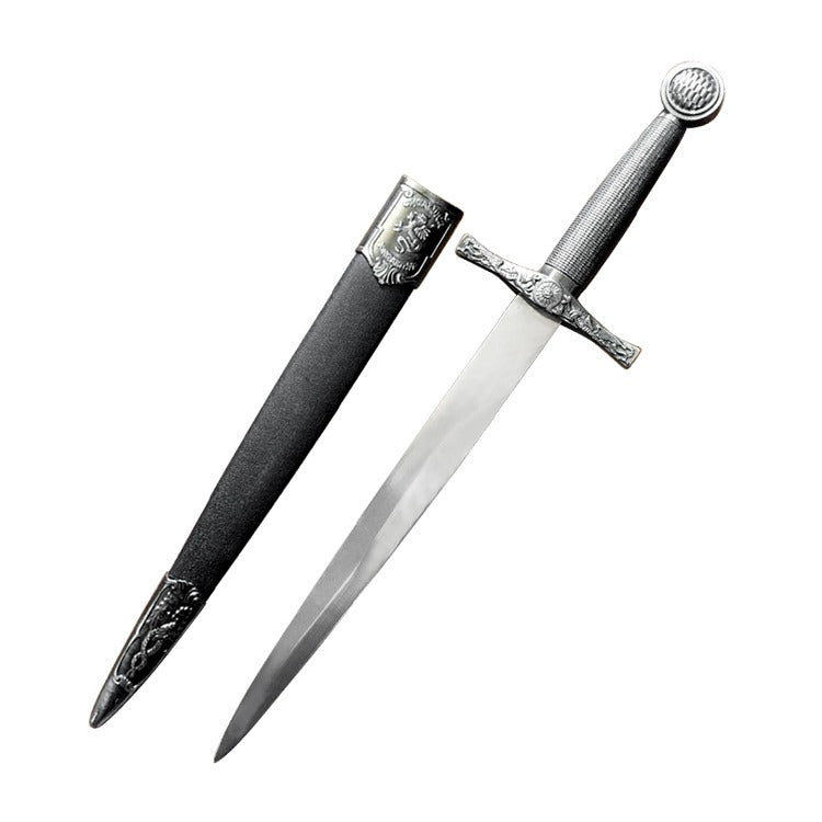 Excalibur Metal Dagger with Scabbard — Legendary Display Only Collector's Replica