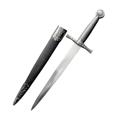 Excalibur Metal Dagger with Scabbard — Legendary Display Only Collector's Replica