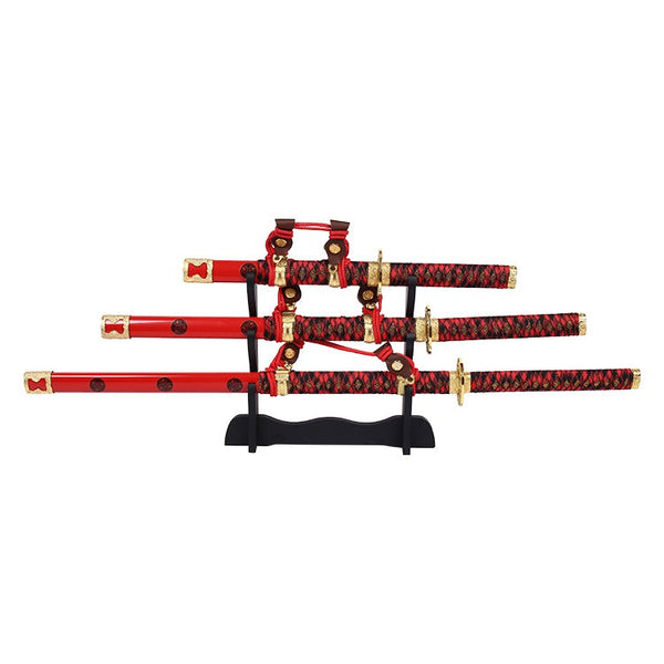 Taichi Akaji Samurai Sword Katana Set of 3