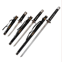 Kill Bill Bride Hattori Hanzo Triple Display Set Metal Katana's