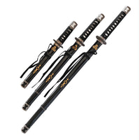 Kill Bill Bride Hattori Hanzo Triple Display Set Metal Katana's