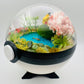 Pokemon Sleeping Pikachu Crystal Terrarium Pond White Poke Ball Handmade