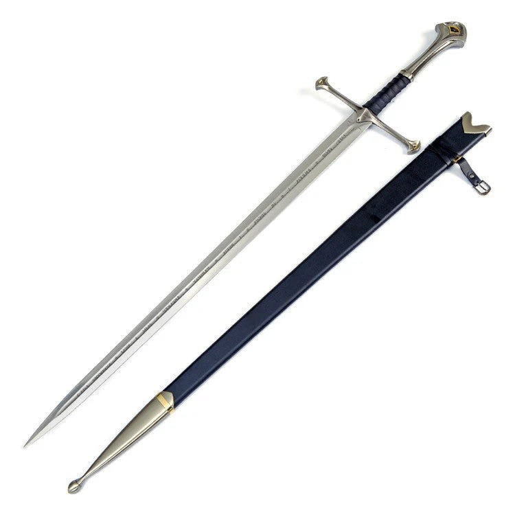 Lord of the Rings Sword Aragorn Anduril Sword with Sheath & Plaque