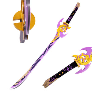 Genshin Impact Kamisato Ayaka Mistsplitter Reforged Wooden Cosplay Sword