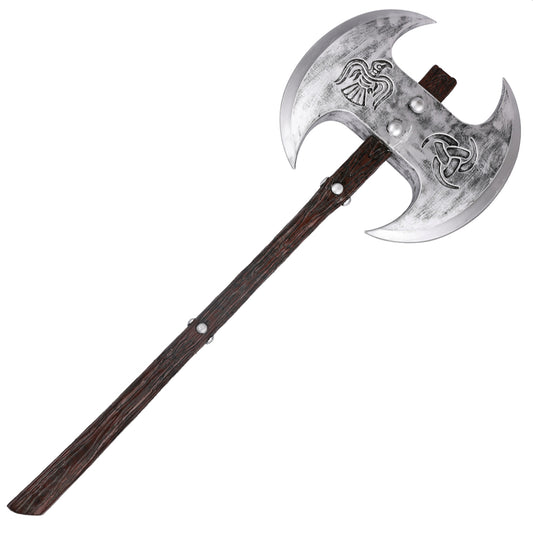 Viking Barbarian Double Headed Axe Foam Costume Prop Replica JT2030