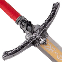 Elden Ring Rellana's Blazing Blade Metal Sword With Plaque