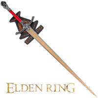 Elden Ring Rellana's Blazing Blade Metal Sword With Plaque